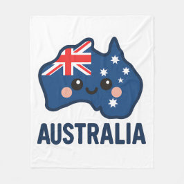 Australien Kawaii Fusion - Bold & Adorable Fleecedecke