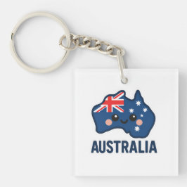 Australien Kawaii Fusion - Bold & Adorable Schlüsselanhänger