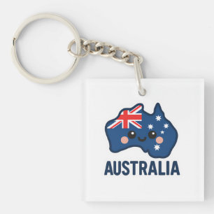 Australien Kawaii Fusion - Bold & Adorable Schlüsselanhänger