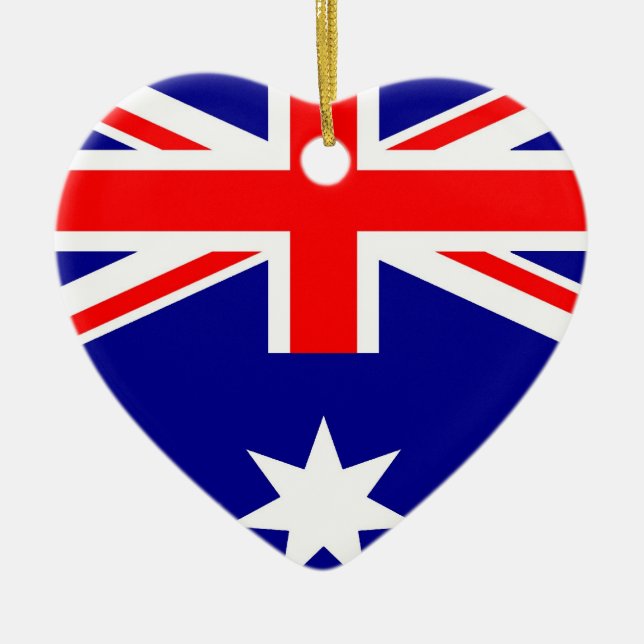 AUSTRALIEN KERAMIKORNAMENT (Vorne)