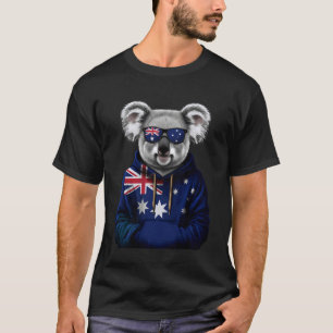 Australien Koala Bär Australische Flagge 1 T-Shirt