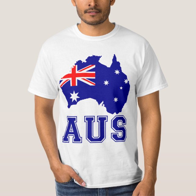 Australien-Kontinent T-Shirt (Vorderseite)