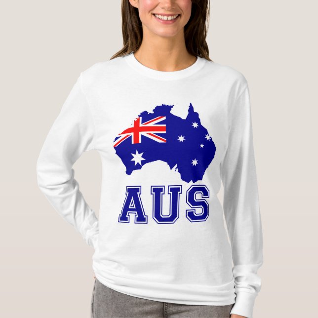 Australien-Kontinent T-Shirt (Vorderseite)