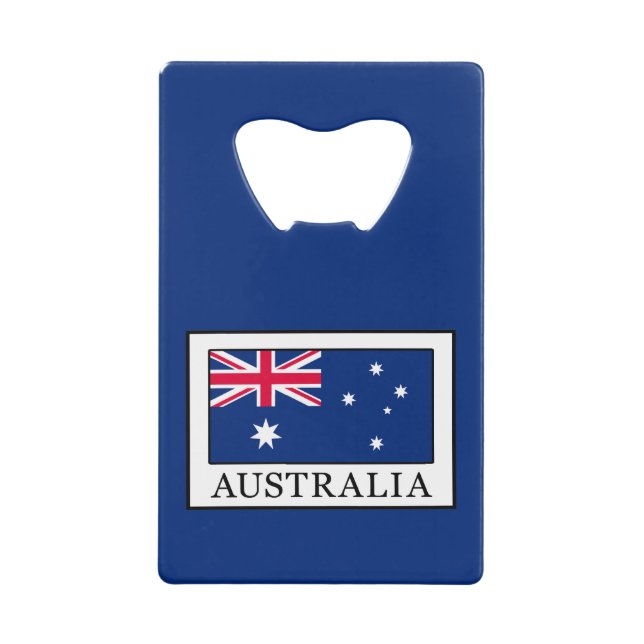 Australien Kreditkarten Flaschenöffner (Vorderseite)