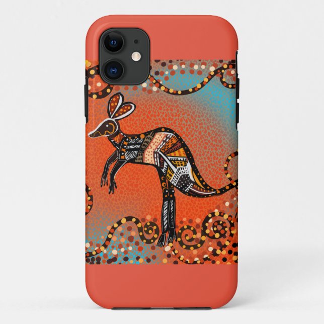 AUSTRALIEN KUNST     Case-Mate iPhone HÜLLE (Rückseite)
