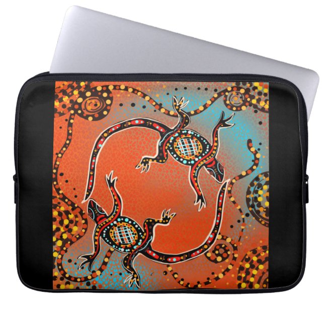 AUSTRALIEN KUNST    LAPTOPSCHUTZHÜLLE (Vorderseite)