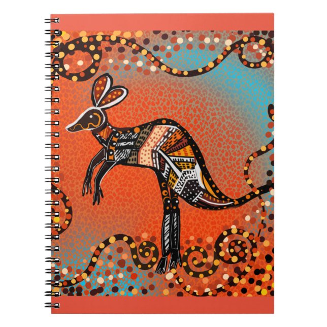 AUSTRALIEN KUNST      NOTIZBLOCK (Vorderseite)