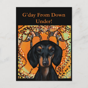 AUSTRALIEN KUNST              POSTKARTE