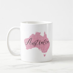 Australien Land Schimmernde Farbe Kaffeetasse