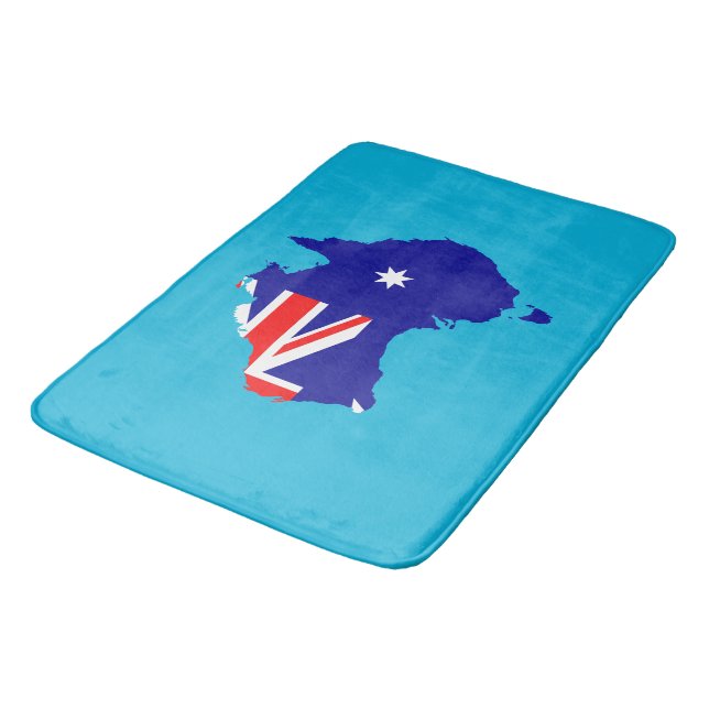Australien-Landesflagge Badematte (Schrägansicht)
