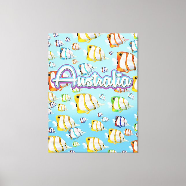 Australien Leinwanddruck (Vorderseite)