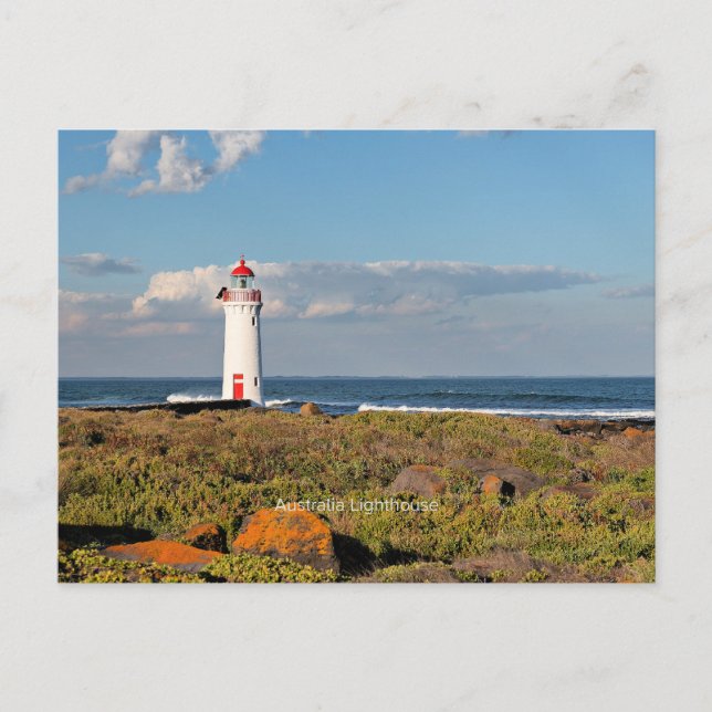 Australien Leuchtturm landschaftliches Foto Postkarte (Vorderseite)