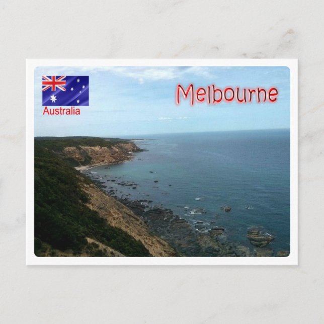 Australien - Melbourne - Küste - Postkarte (Vorderseite)