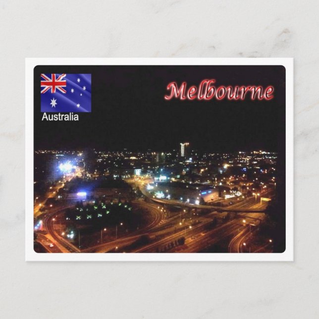Australien - Melbourne - Postkarte (Vorderseite)