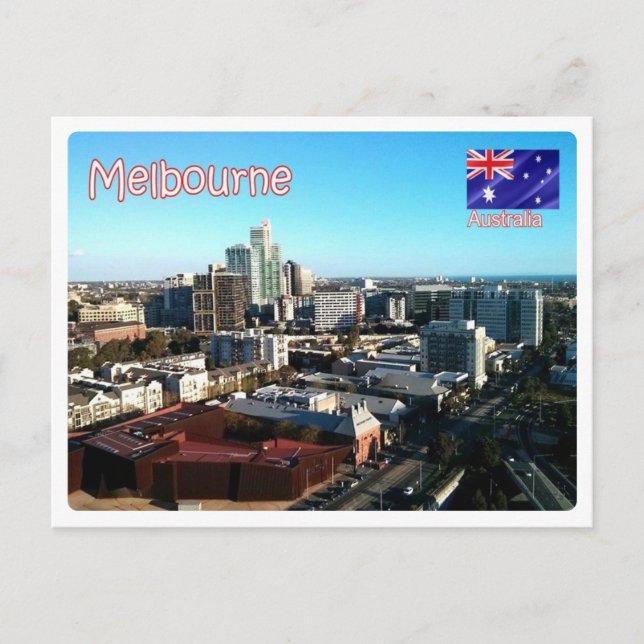 Australien - Melbourne - Postkarte (Vorderseite)