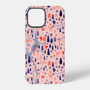 Australien Muster nahtloses Design. Dekorationstex iPhone 12 Hülle