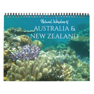 Australien Neuseeland Natur 2027 (mit Orten) Kalender