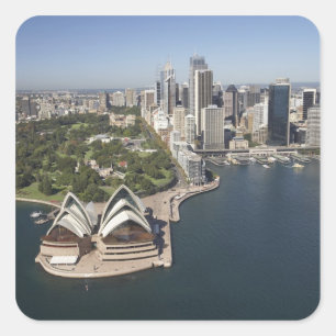 Australien, New South Wales, Sydney, Sydney 2 Quadratischer Aufkleber