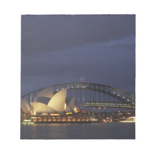 Australien, New South Wales, Sydney, Sydney Opera  Notizblock