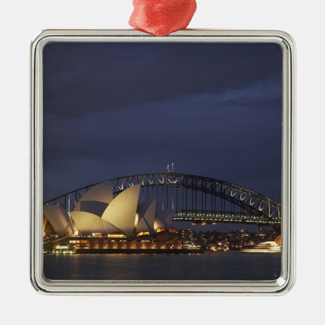 Australien, New South Wales, Sydney, Sydney Opera  Ornament Aus Metall (Vorne)