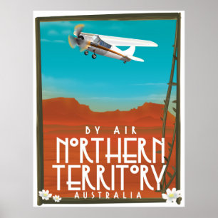 Australien Northern Territory Reiseplakat Poster