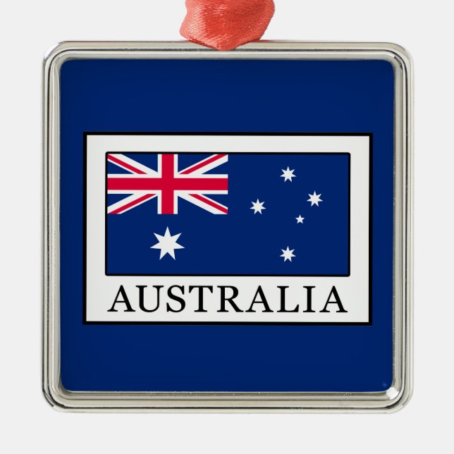 Australien Ornament Aus Metall (Vorne)