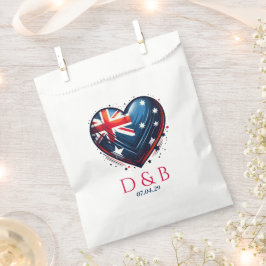 Australien Paare Herzenshochzeit Geschenktütchen