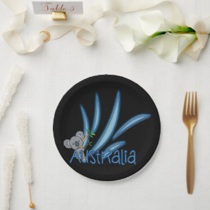 Australien Pappteller