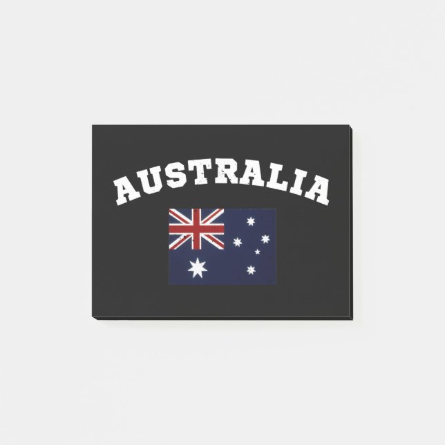 Australien Patriotic Post-it Klebezettel (Vorderseite)