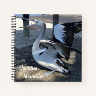 Australien; Pelikan - Reisen Notizbuch