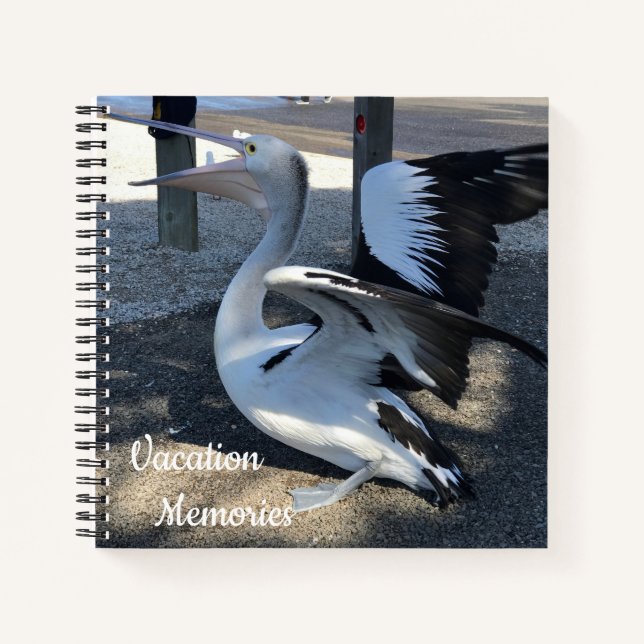 Australien; Pelikan - Reisen Notizbuch (Vorderseite)