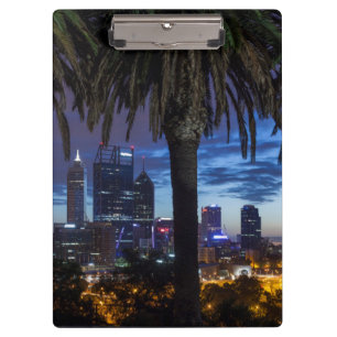 Australien, Perth, Stadt-Skyline von Kings Park 2 Klemmbrett