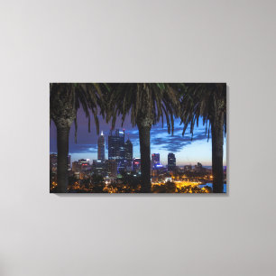 Australien, Perth, Stadt-Skyline von Kings Park 2 Leinwanddruck