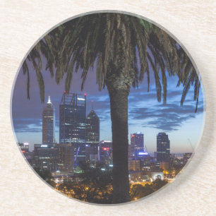 Australien, Perth, Stadt-Skyline von Kings Park 2 Untersetzer