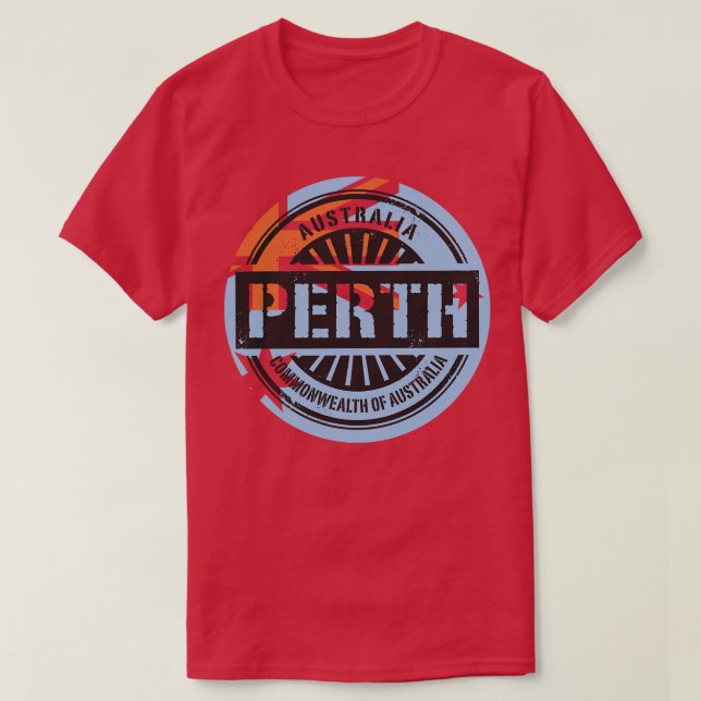 Australien Perth T-Shirt (Design vorne)