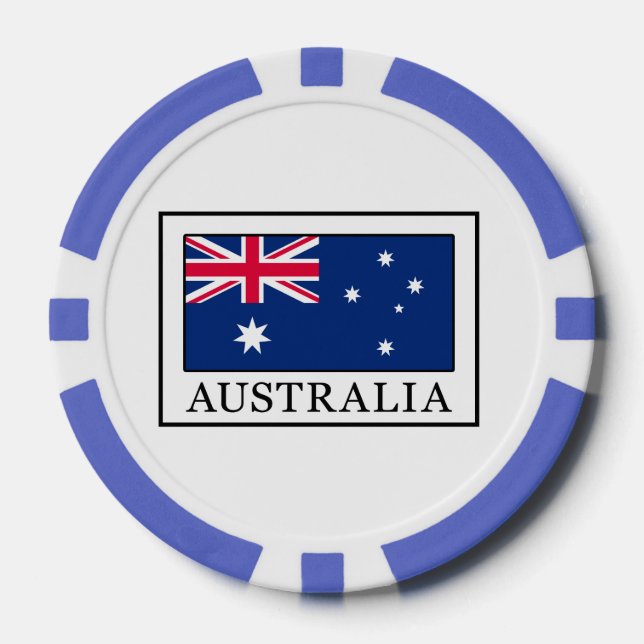 Australien Pokerchips (Vorderseite)