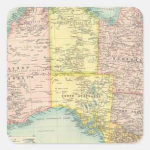 Australien politisch quadratischer aufkleber