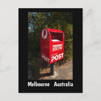 Australien Post Box Postcard Melbourne Postkarte
