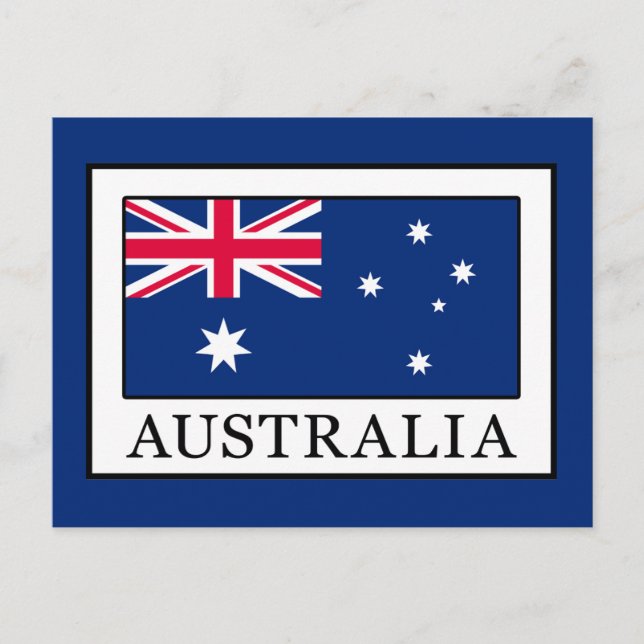 Australien Postkarte (Vorderseite)