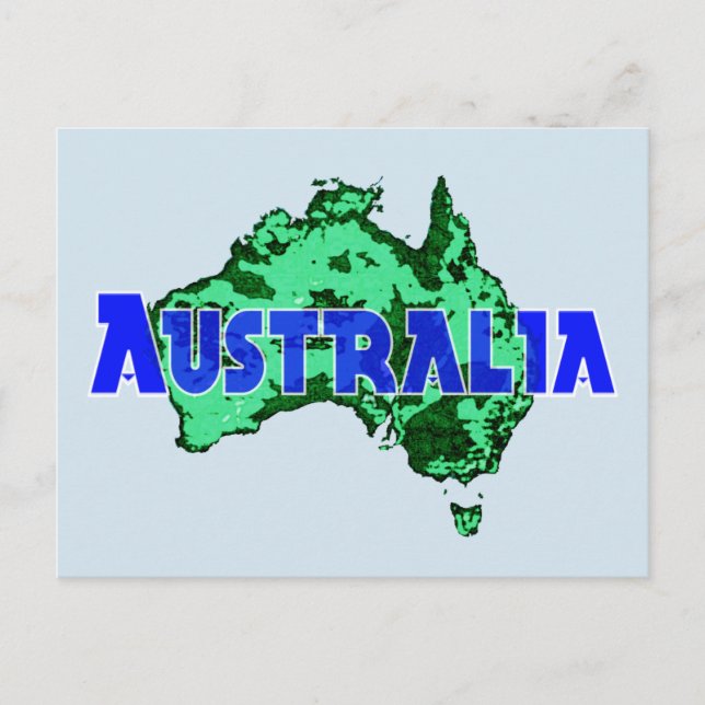 Australien Postkarte (Vorderseite)