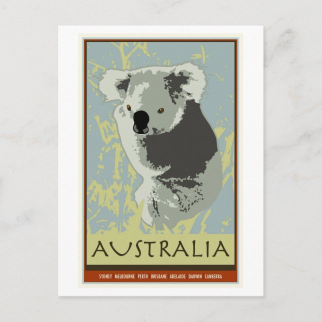 Australien Postkarte (Vorderseite)