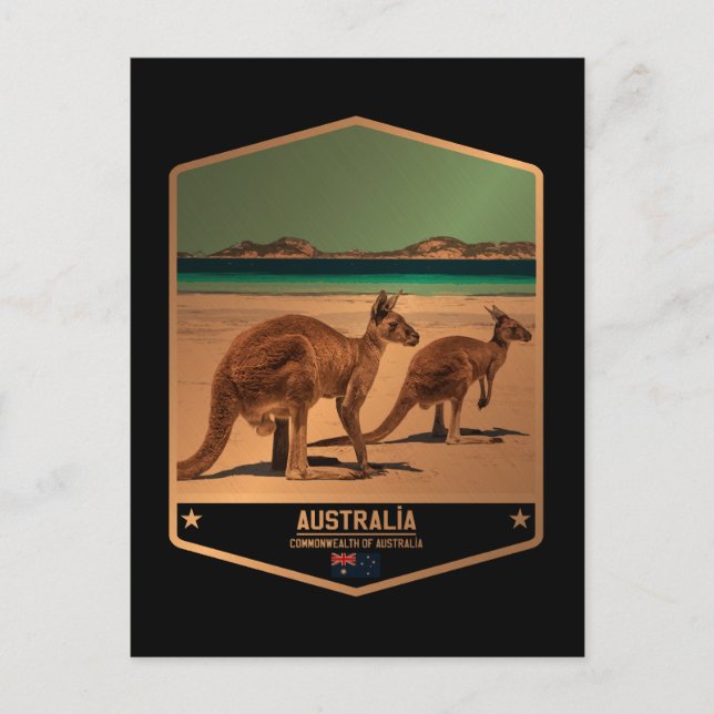 Australien Postkarte (Vorderseite)