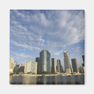 Australien, Queensland, Brisbane, Wolkenkratzer un Magnet