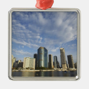 Australien, Queensland, Brisbane, Wolkenkratzer un Silbernes Ornament