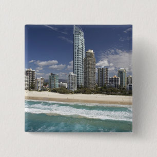 Australien, Queensland, Goldküste, Surfer Button