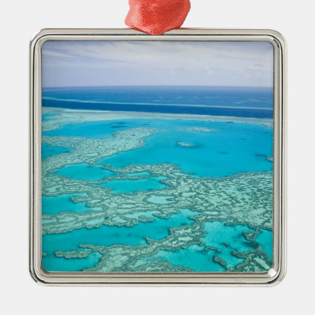 Australien, Queensland, Whitsunday Coast, Great 3 Silbernes Ornament (Vorne)