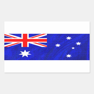 Australien Rechteckiger Aufkleber