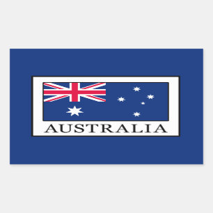 Australien Rechteckiger Aufkleber