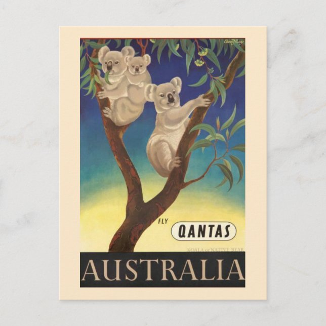 Australien Reise Postkarte (Vorderseite)