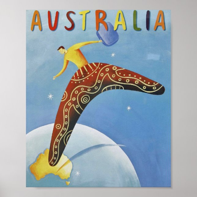 Australien Reiseplakat Poster (Vorne)